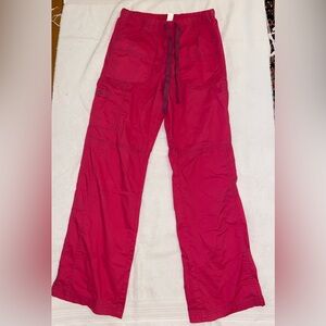 Pink Low Rise Cargo Pants